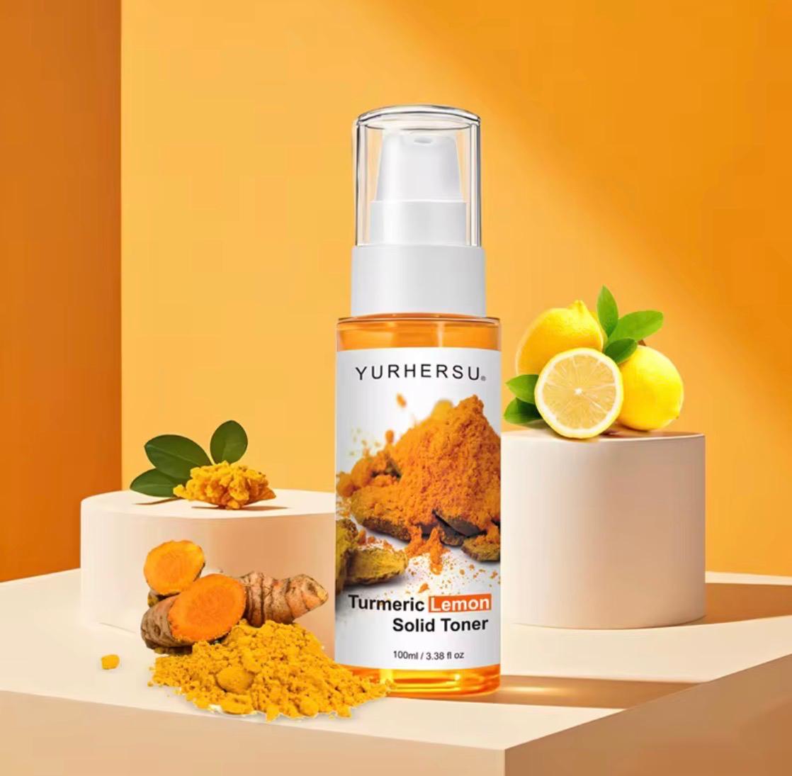 Lemon Turmeric & Kojic Acid Brightening Set – Toner for Clear and Soap Bar (2x)