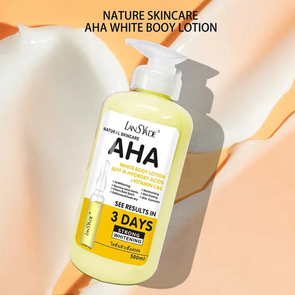 LanSyade AHA White Body Lotion & Serum – 500ml