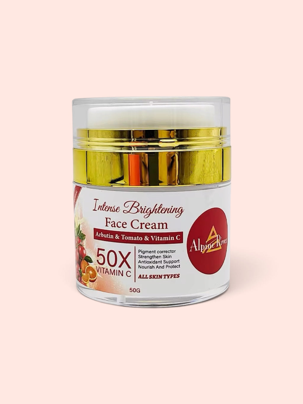 Intense Brightening Face Cream 50X Vitamin C, Arbutin & Tomato