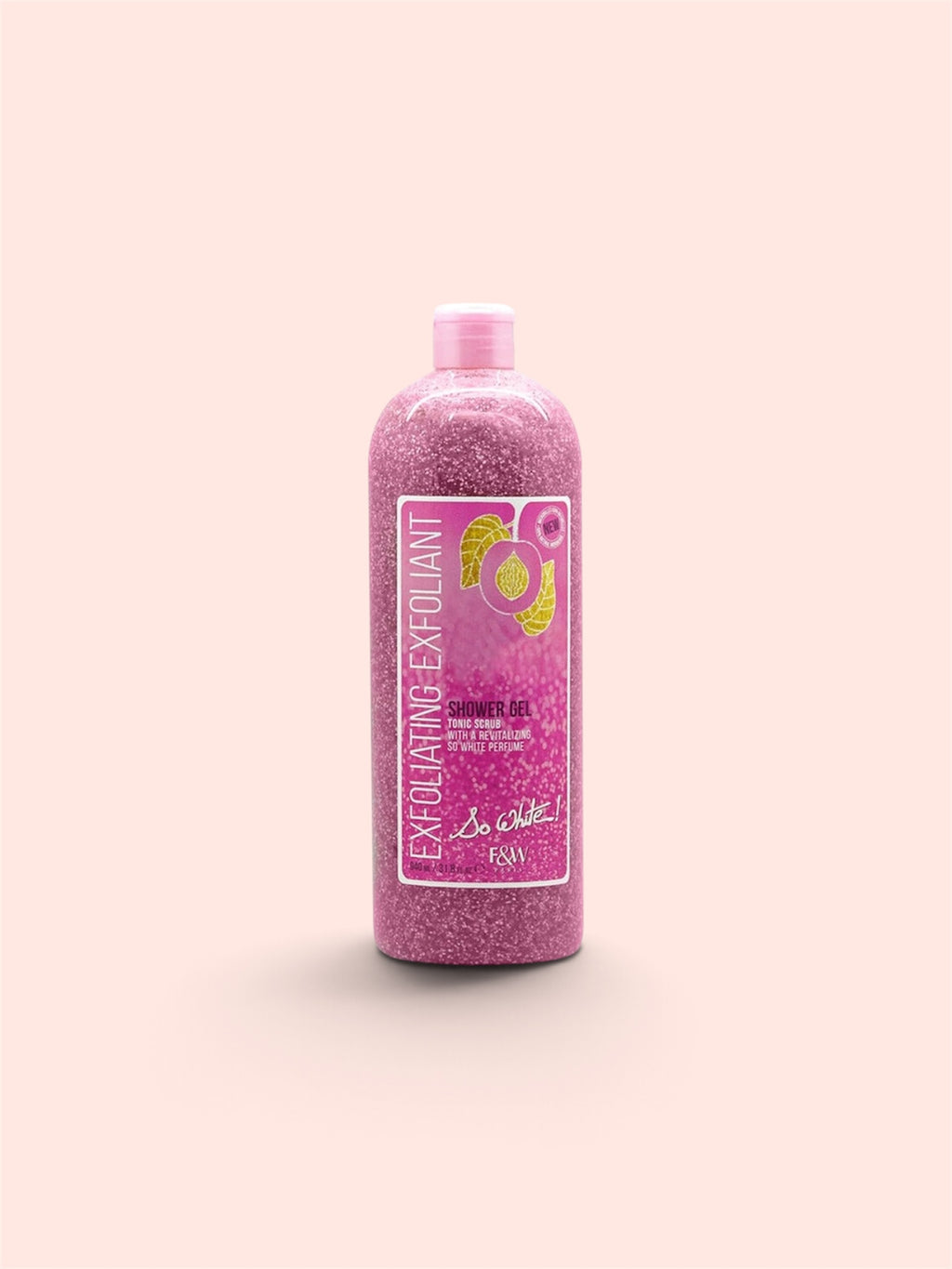 Fair & White (F&W) Paris So White! Exfoliating Shower Gel With Tonic Scrub (940ml)