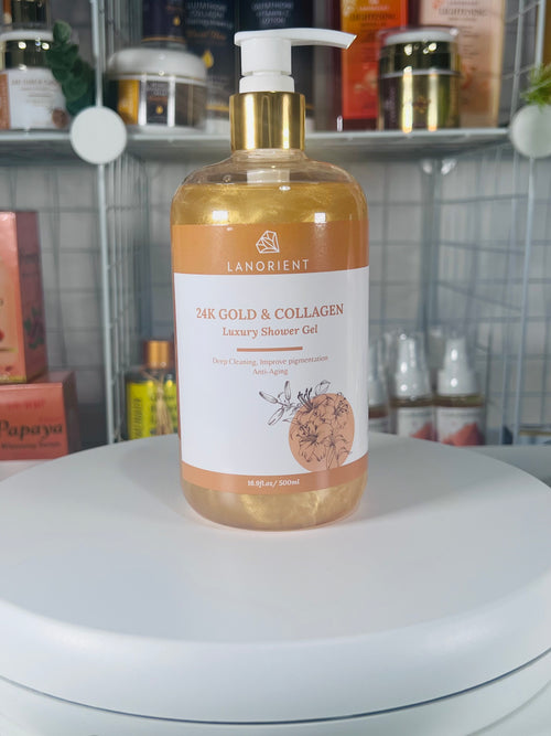 24K Radiance Brightening Skincare Set – Gold & Collagen Glow Collection