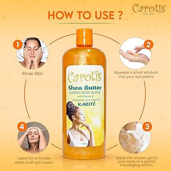 Carotis Shea Butter Body Wash – 1000ml / 33.8 Fl Oz