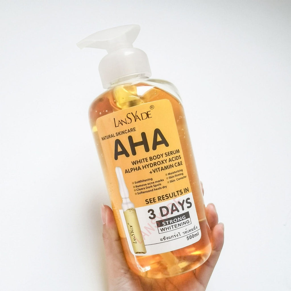 LanSyade AHA White Body Lotion & Serum – 500ml