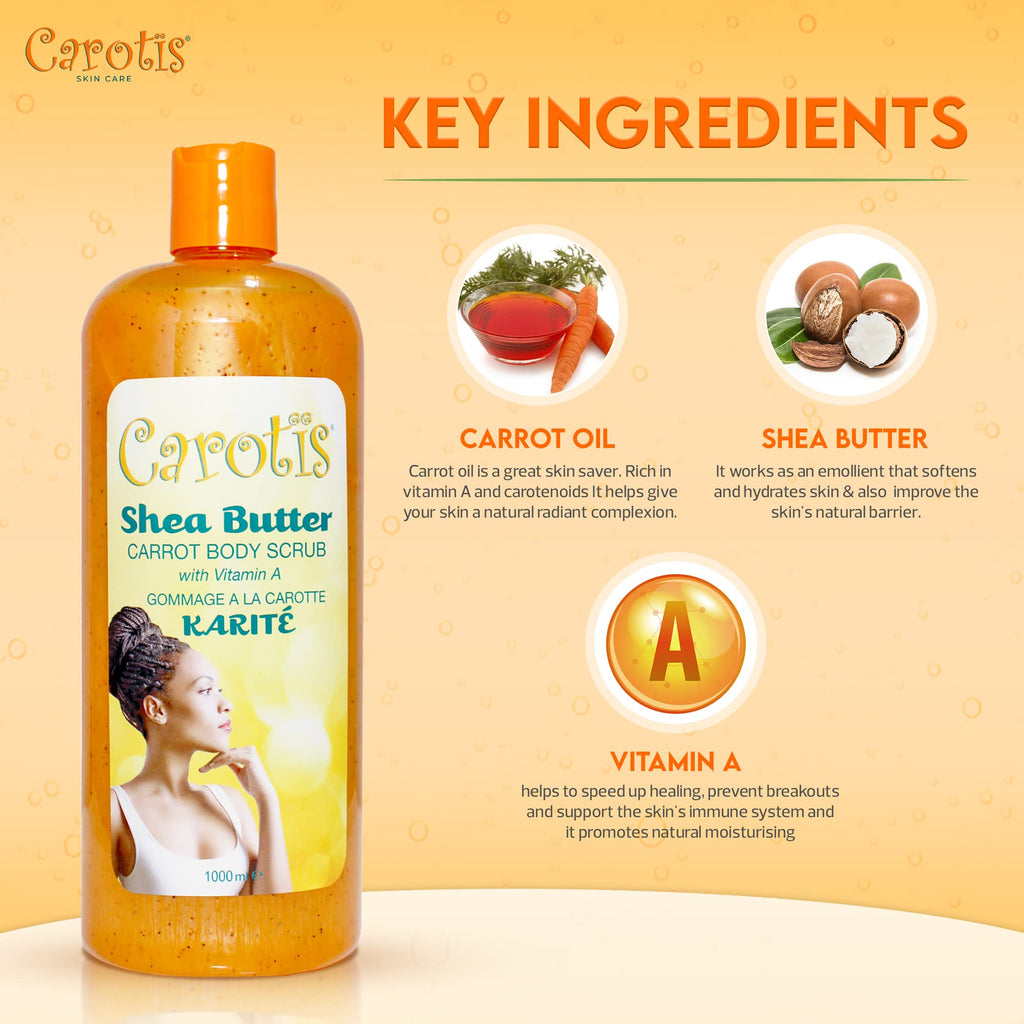Carotis Shea Butter Body Wash – 1000ml / 33.8 Fl Oz