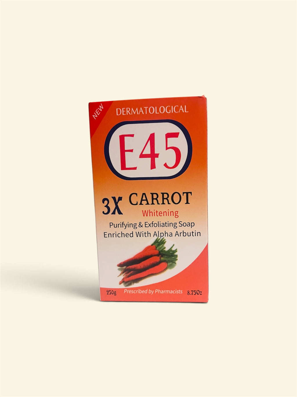 Dermatological 3X Carrot Soap – Purifying & Exfoliating Soap with Alpha Arbutin, 250g