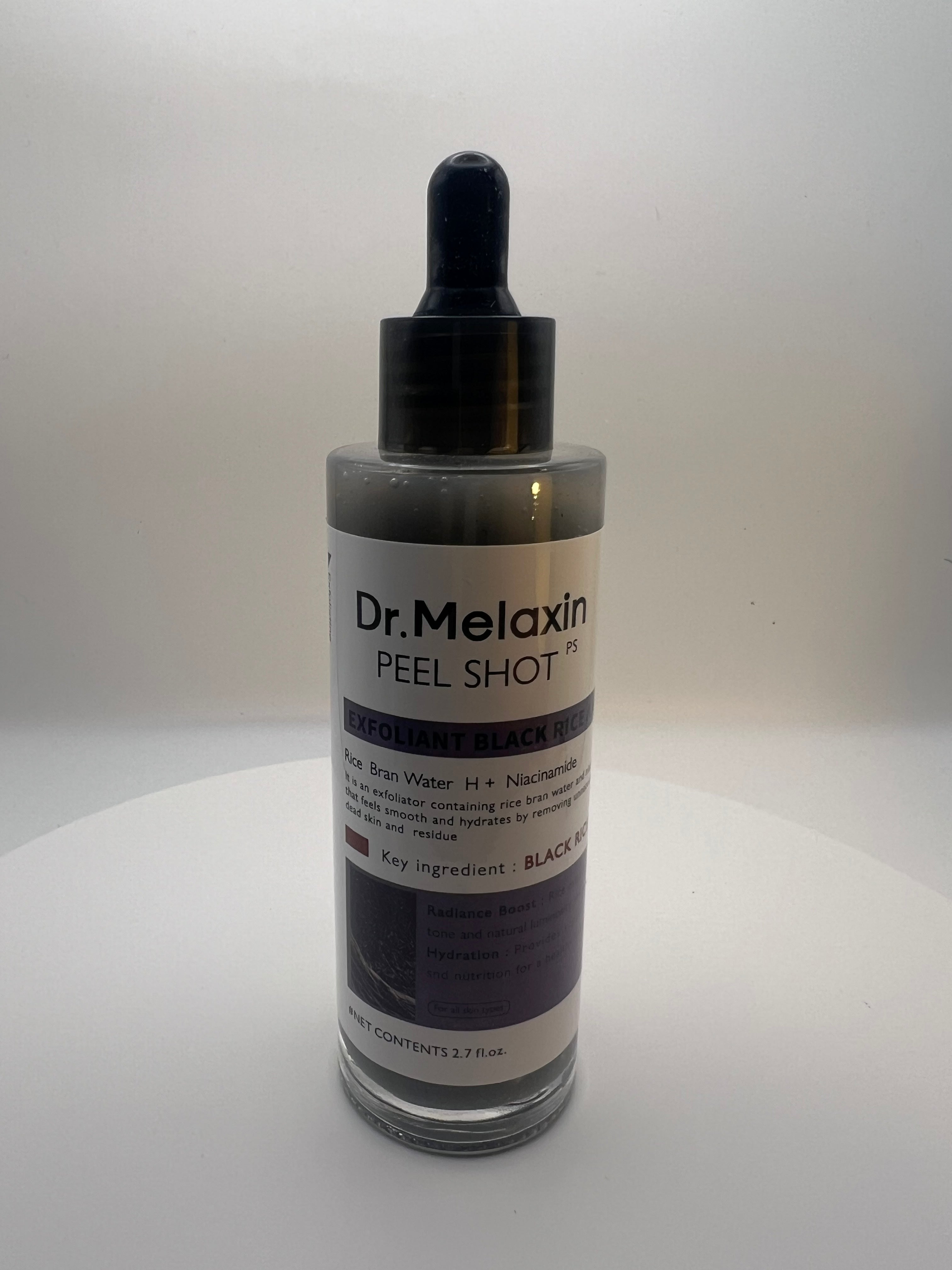 Dr. Melaxin Peel Shot Exfoliating Rice Ampoule Duo bundle set