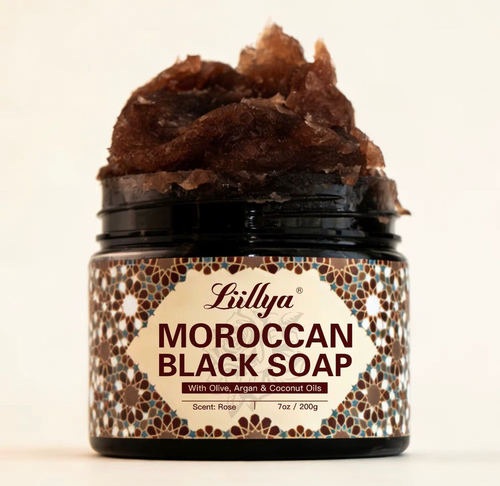 Moroccan Gel Black Soap with Olive Oil – Deep Cleansing & Moisturising