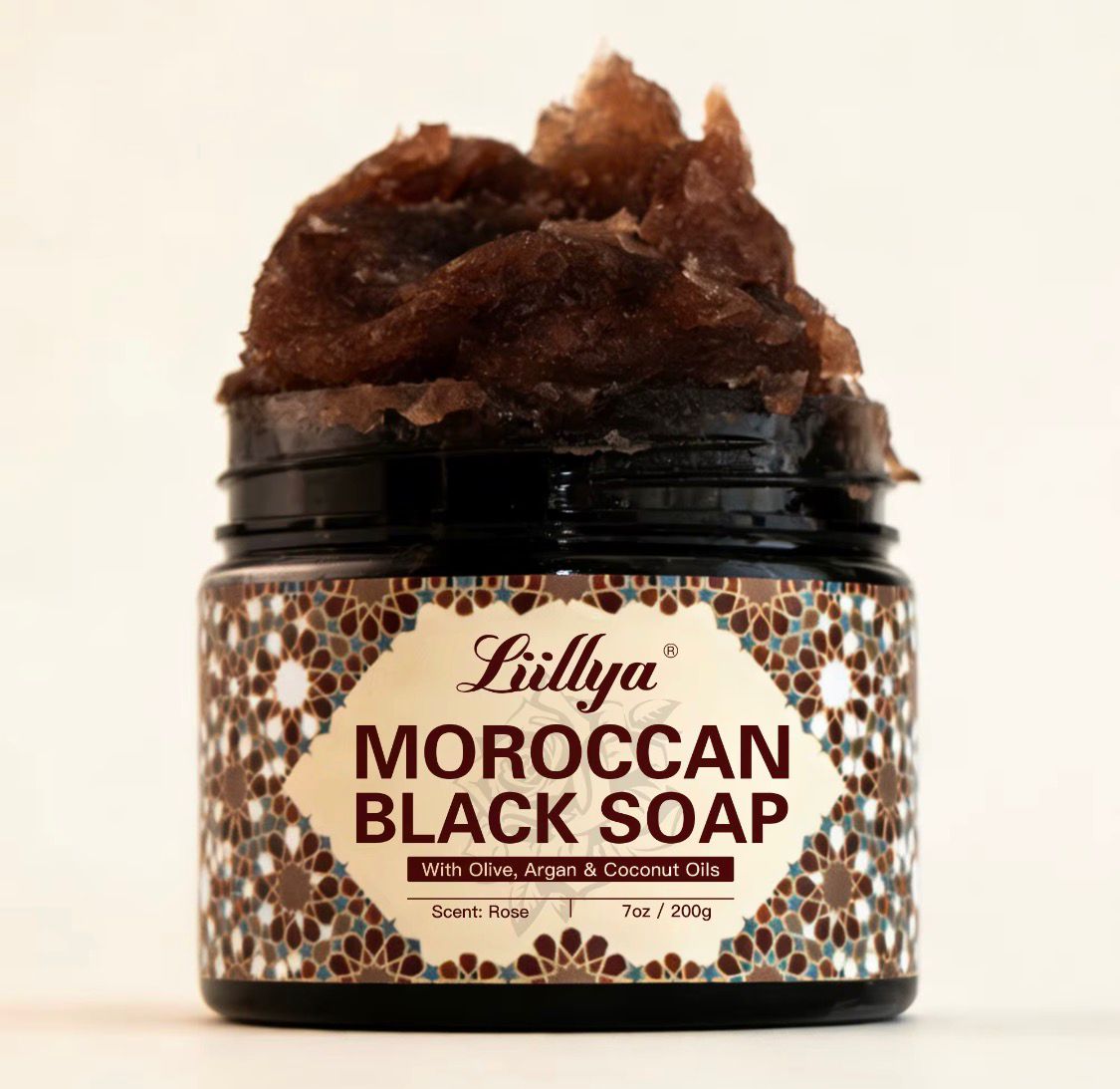 Moroccan Gel Black Soap with Olive Oil – Deep Cleansing & Moisturising
