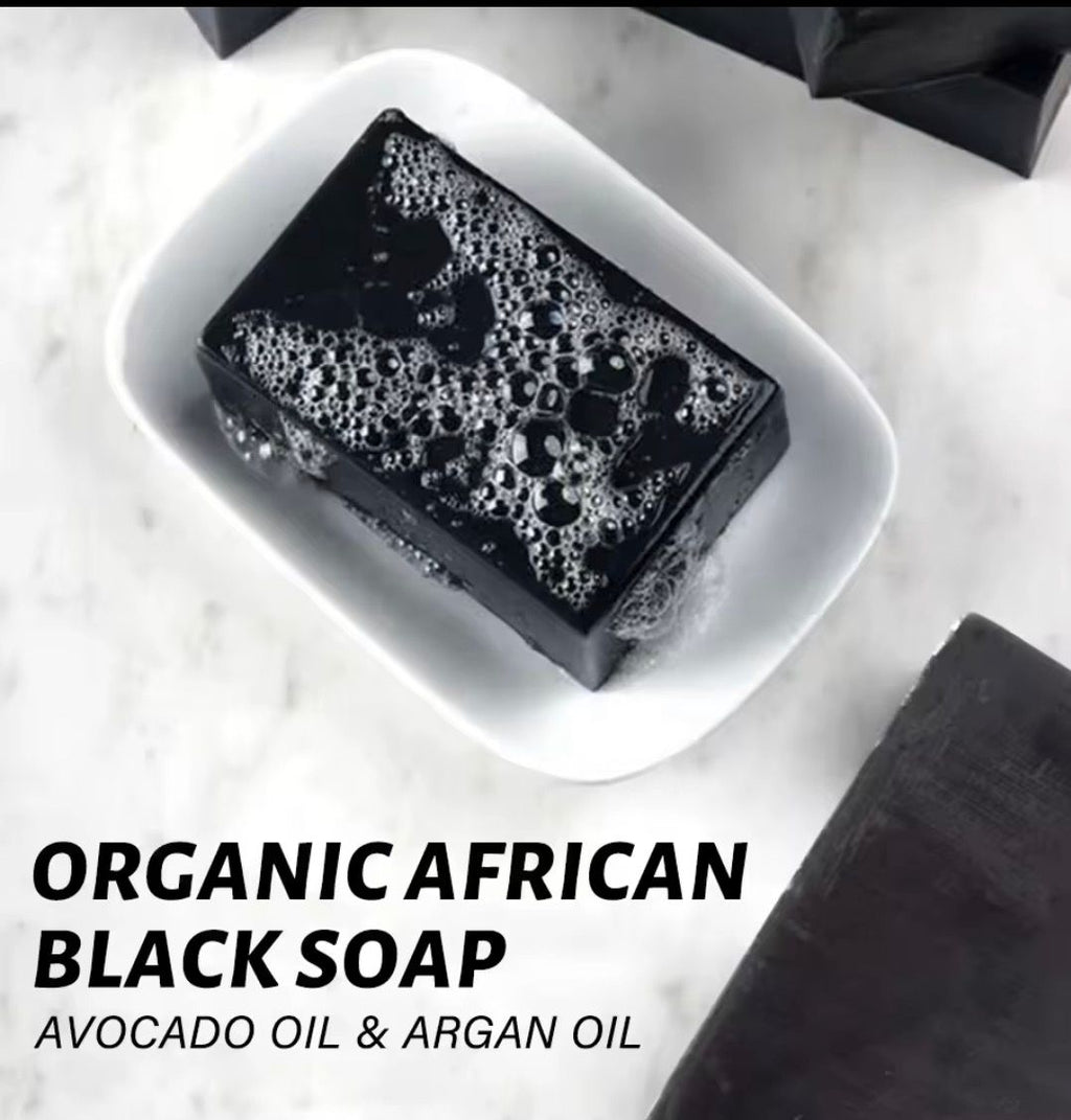 Organic African (Avocado & Argan Oil) Whitening Moroccan Black Soap