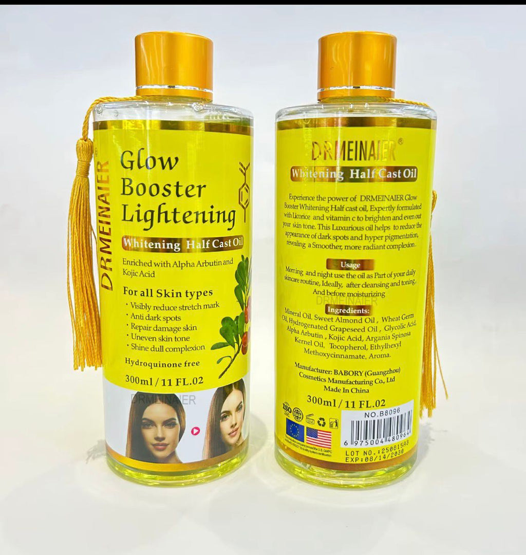 low Booster Lightening Body Oil – Alpha Arbutin & Kojic Acid Brightening Oil (300ml)