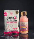 Alpha Arbutin Glow Set – Collagen Soap & Face Serum Duo