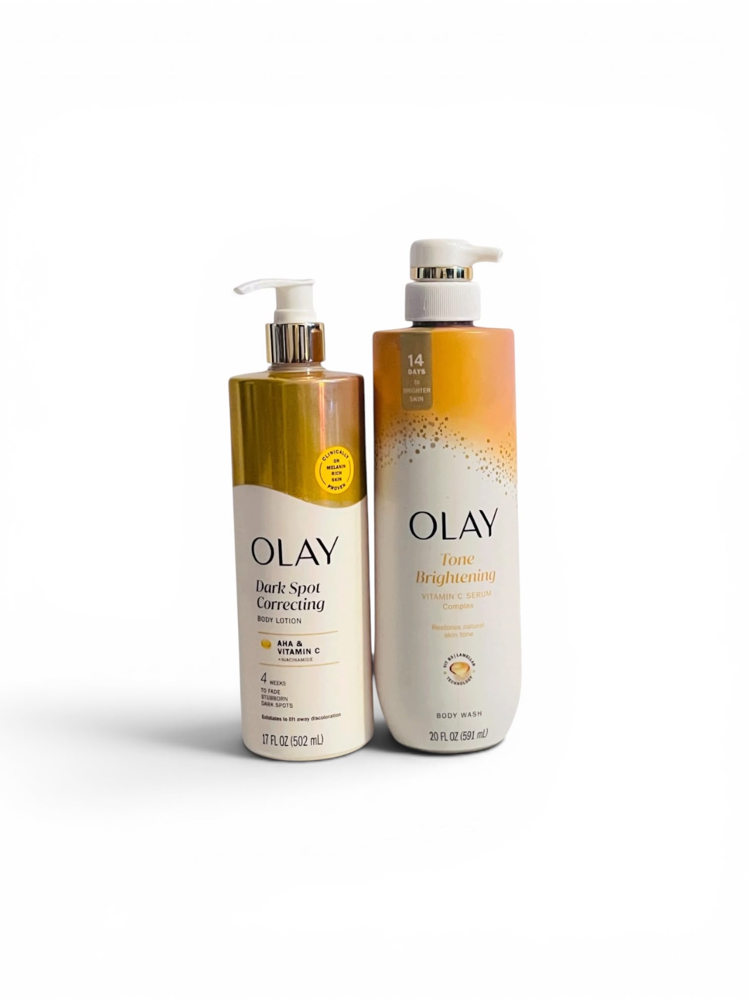 Olay Brightening & Dark Spot Correcting Set – Body Wash & Body Lotion Duo