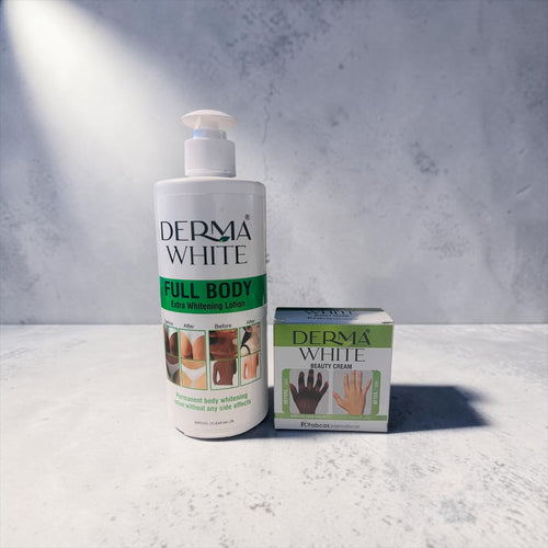Derma White Lotion & Hand + Foot Cream Set – Smooth, Even Tone & Glow Care