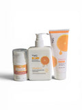 Vitamin C Glow Trio – Face Wash, Face Cream & Body Lotion Set