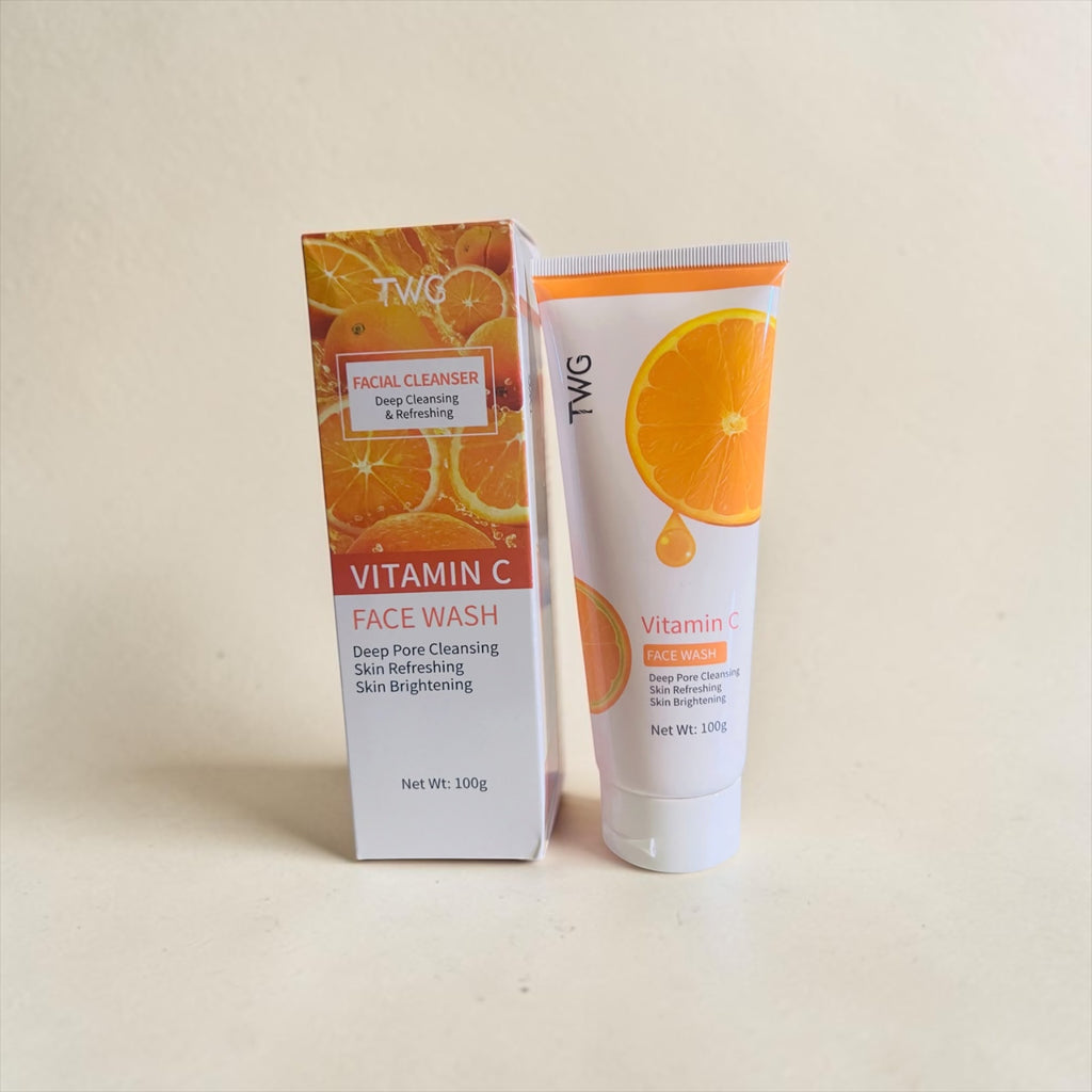 Vitamin C Glow Trio – Face Wash, Face Cream & Body Lotion Set