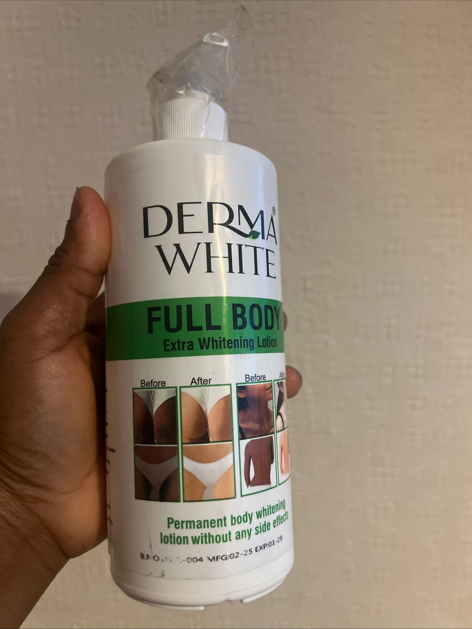 Derma White Extra Whitening Body Lotion 500ml