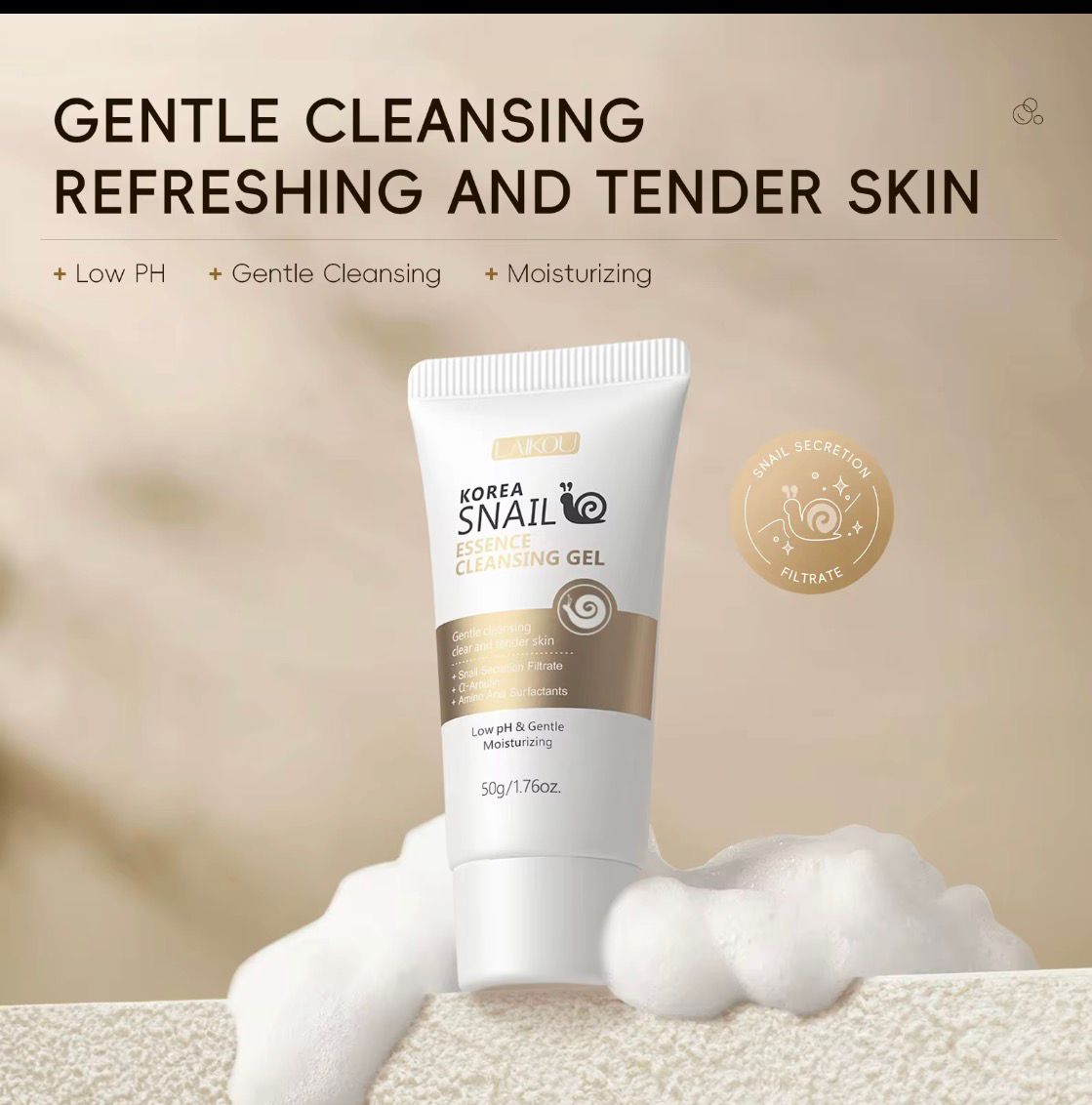 GlassGlow Snail Cleanser