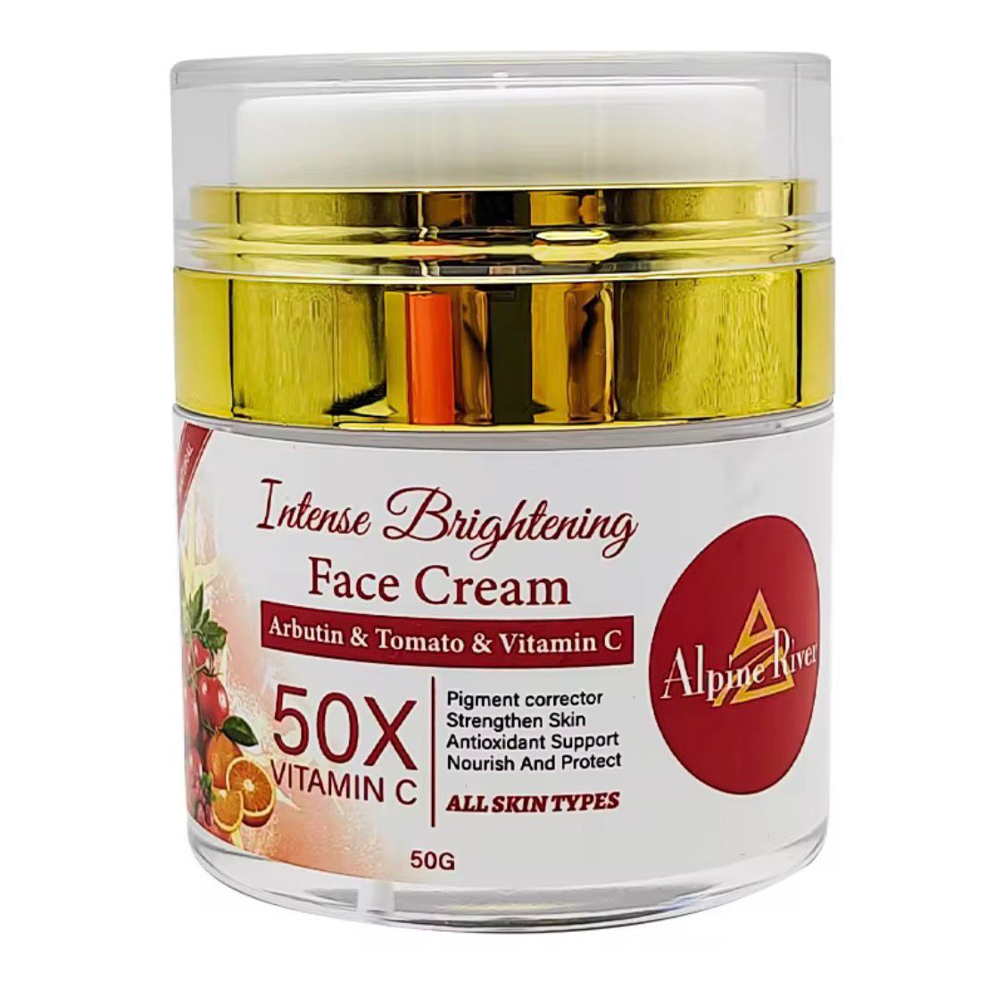 Intense Brightening 50X Vitamin C Face & Body Set – Soap, Serum & Cream for Radiant Skin