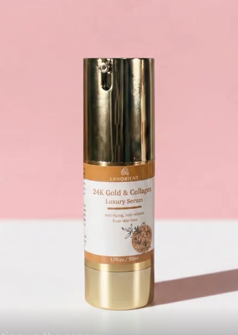 24K Radiance Brightening Skincare Set – Gold & Collagen Glow Collection