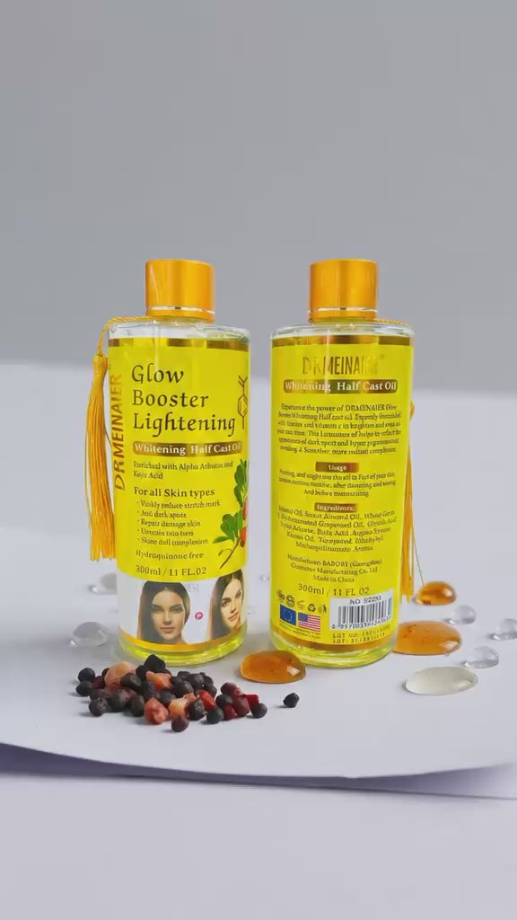 low Booster Lightening Body Oil – Alpha Arbutin & Kojic Acid Brightening Oil (300ml)